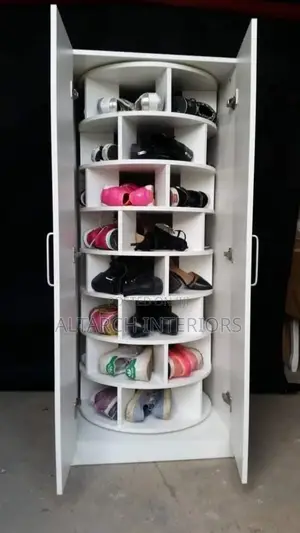 Round Rolling Shoerack
