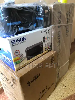 Photo - Cutting Plotter, Epson Printer and Heat Press 8in1 Combo