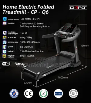 Ciapo Cp-Q6 Heavy Duty Treadmill