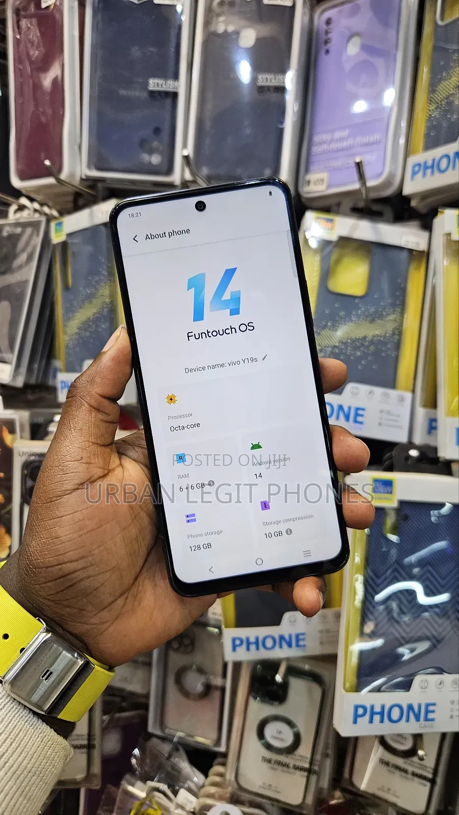 Vivo Y19 128 GB Black