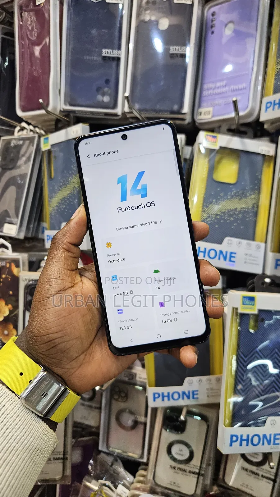 Vivo Y19 128 GB Black