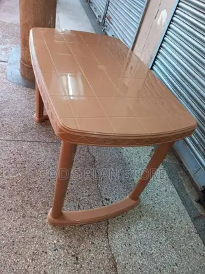Brown Rectangular Plastic Table