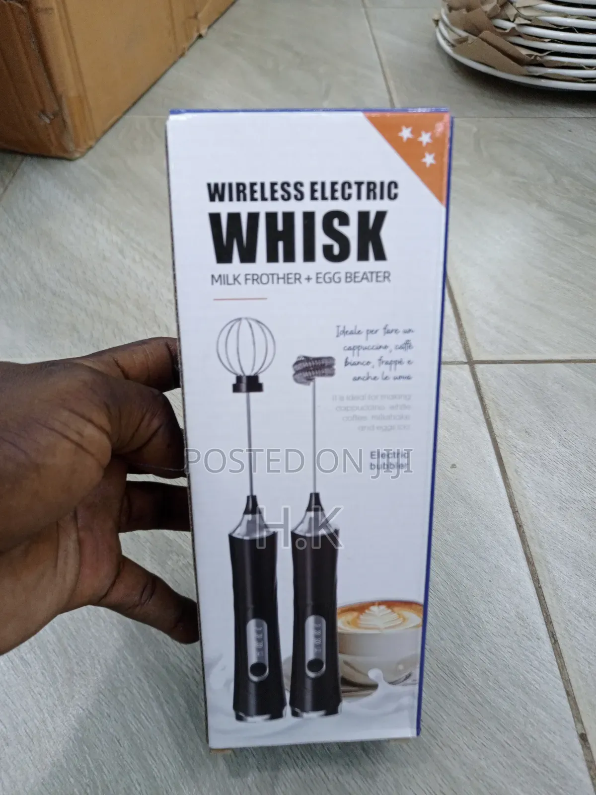 Electric Handheld Mixer, Coffee Milk Frother Cream Frother
