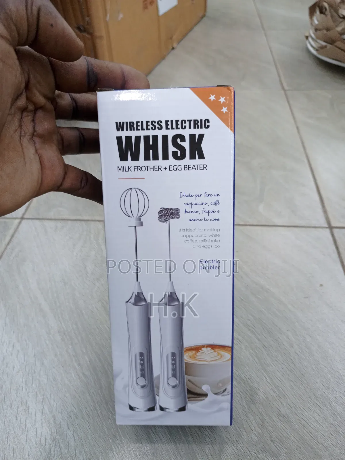 Electric Handheld Mixer, Coffee Milk Frother Cream Frother
