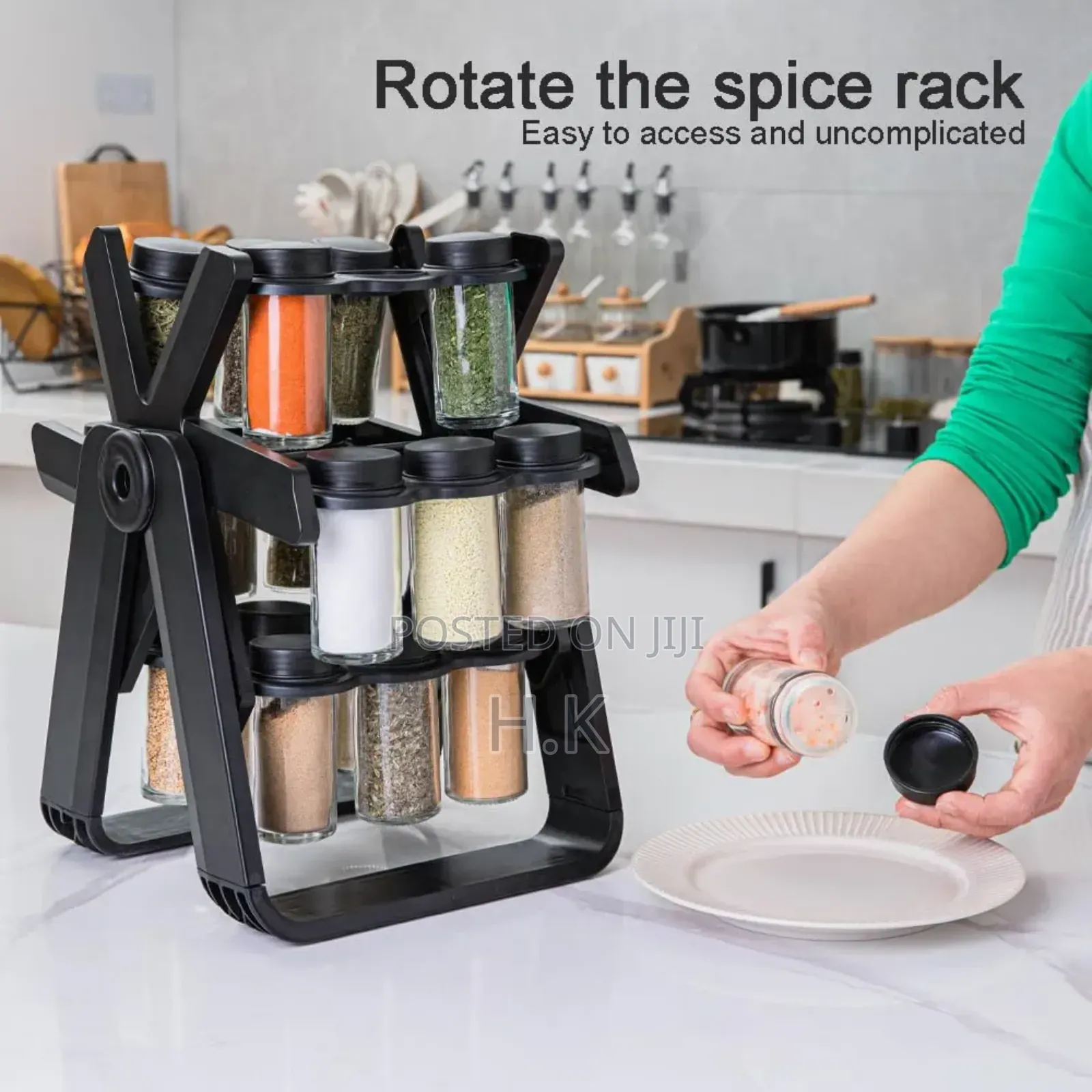 Rotating Spice Rack Set