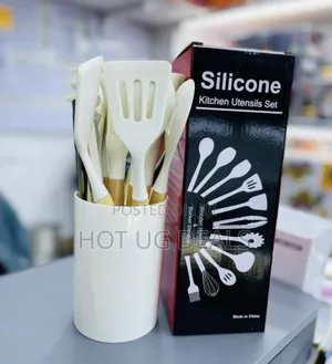 12pc Heat-resistant Cookware With Holder Kitchen Utensil Set