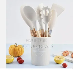 12pc Heat-resistant Cookware With Holder Kitchen Utensil Set