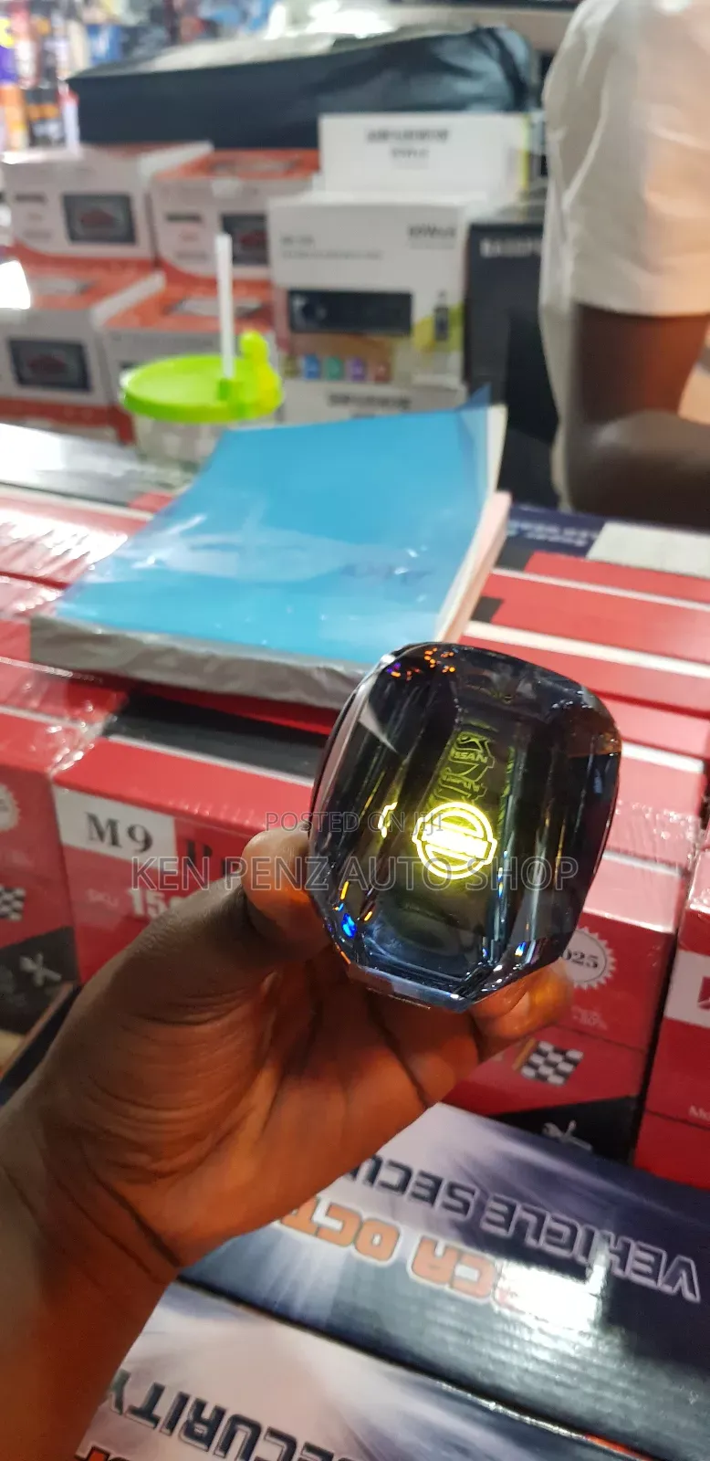 Gear Knob for Nissan Cars With Lighting Words