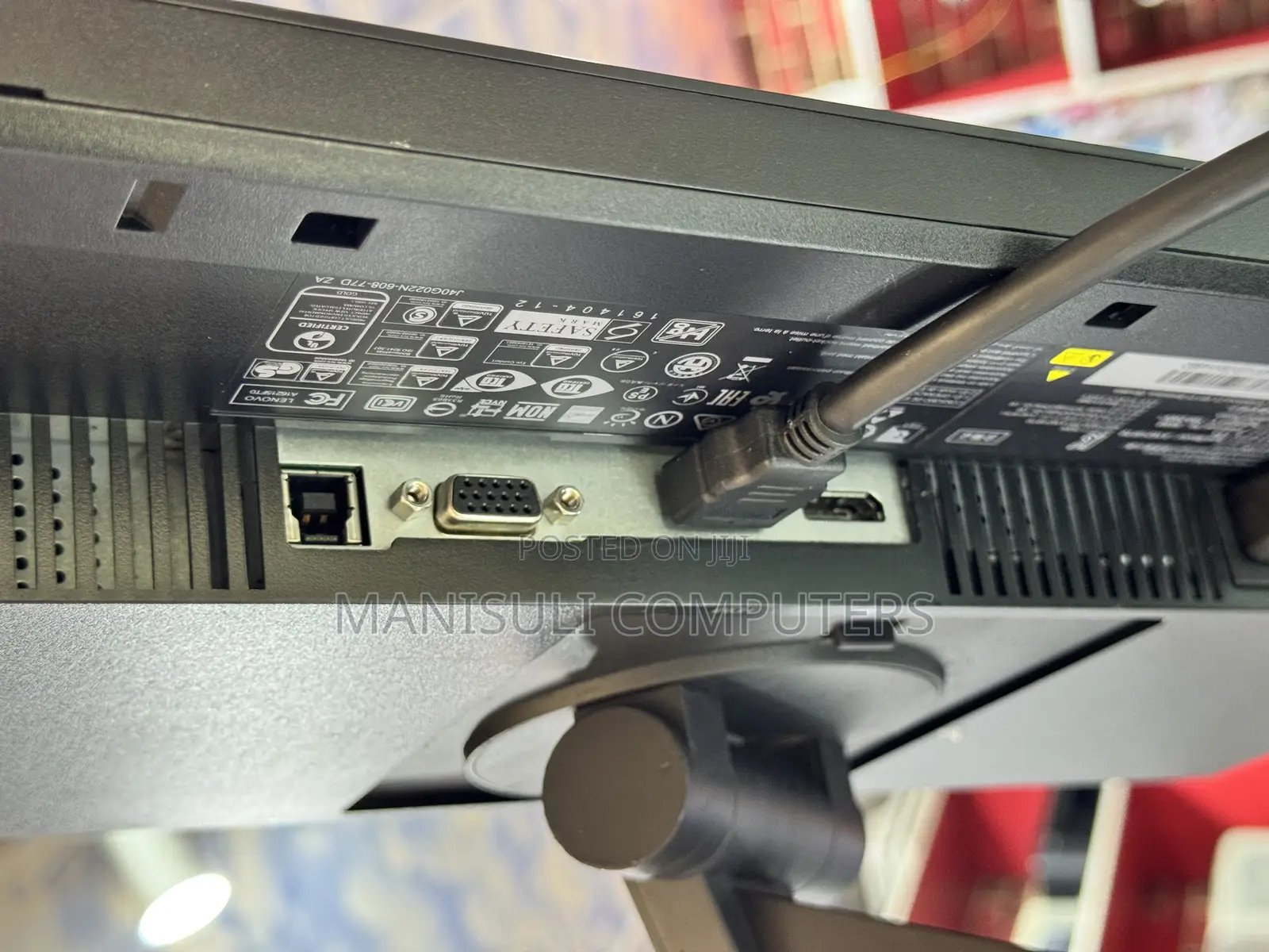 Gaming Monitor Ips Lenovo 22 Inch Screen Hdmi Dp Free Vga