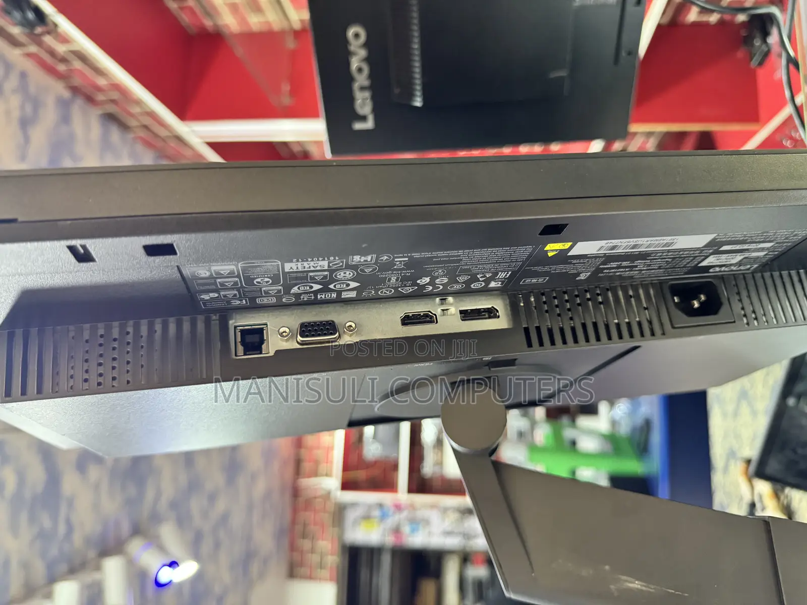 Uk Used Monitor Lenovo Ips Vga Hdmi Dp Div Display