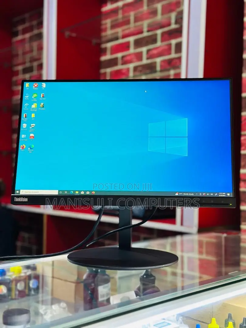 Lenovo Ips Monitor 22 Inch Screen Ips Vga Hdmi Display