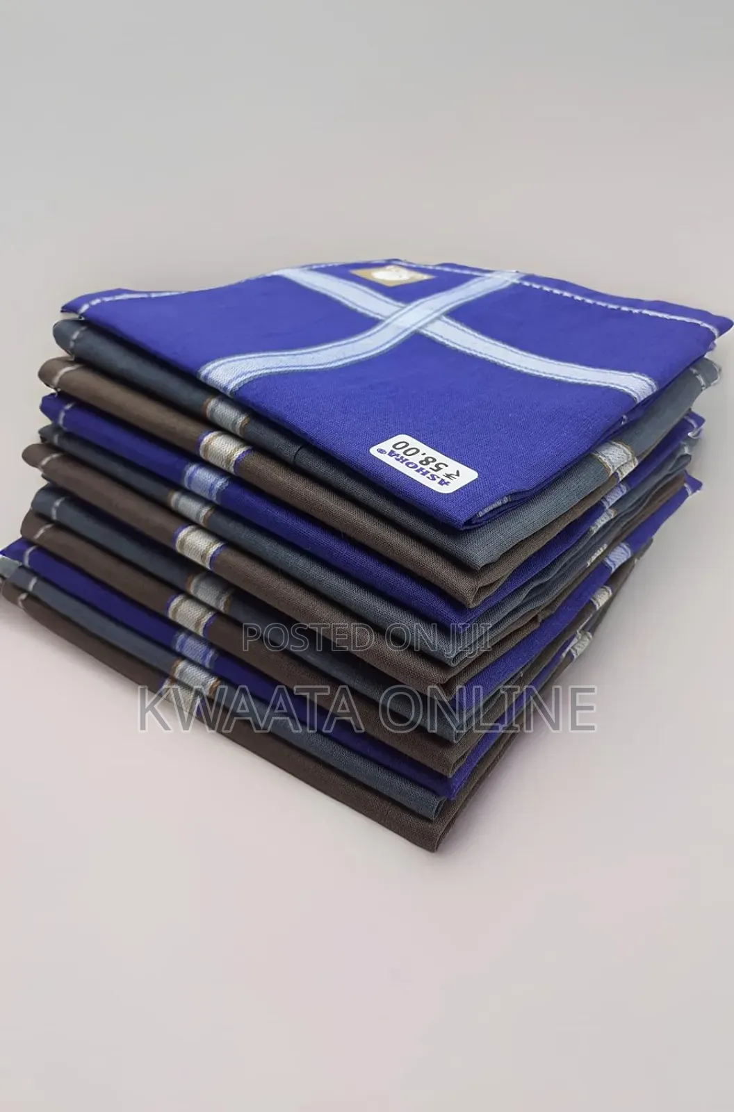 Ashoka Cotton Handkerchief Hanky (Pack of 12) (Size 48 Cm * 48 Cm)