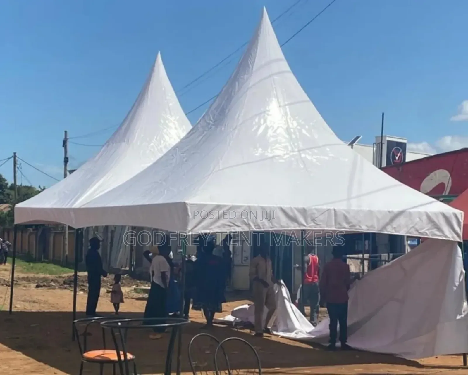 100 Seater Tent in Hard PVC Material