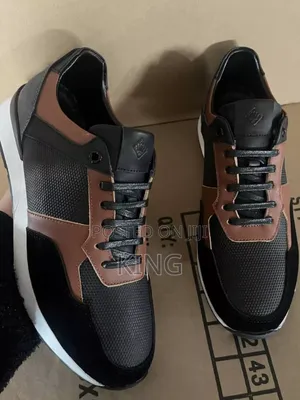 Genuine Leather Sneakers.