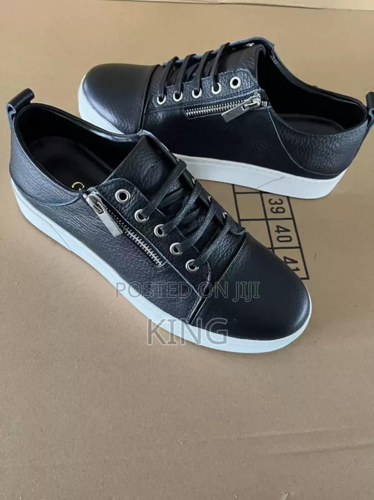 Theta Black Sneakers.