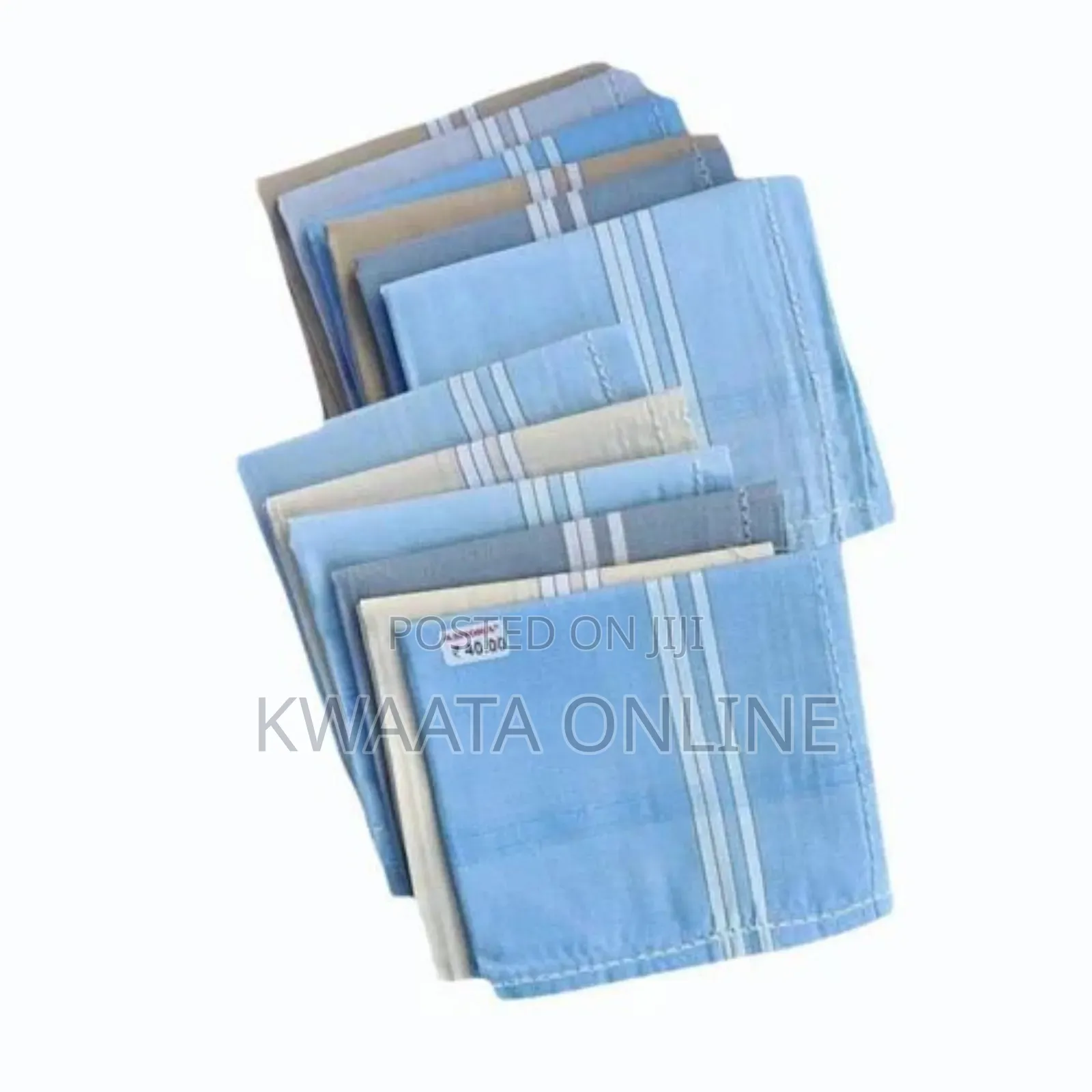 Ashoka Cotton Handkerchief Hanky (Pack of 12) (Size 48 Cm * 48 Cm)