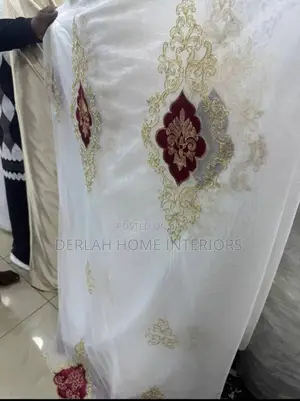 Maroon Net Design Per Fabric Meter