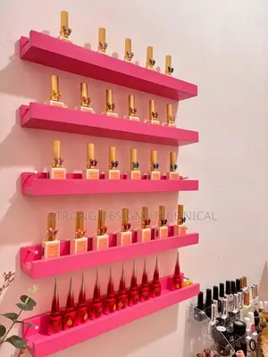 5 Piece Set of Nail Polish Shelves / Manicure Shelf