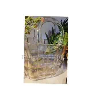 Glass Handbag Vase.