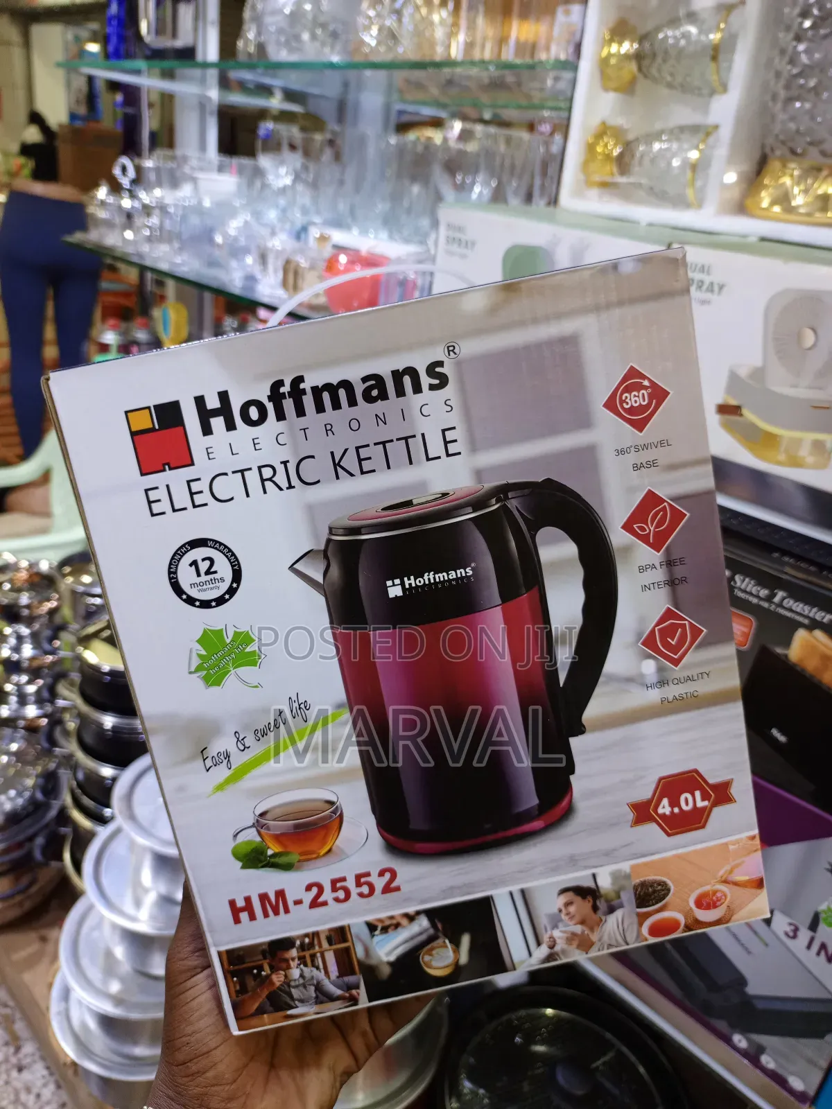 Hoffmans 4l Electric Kettle Hm-2552