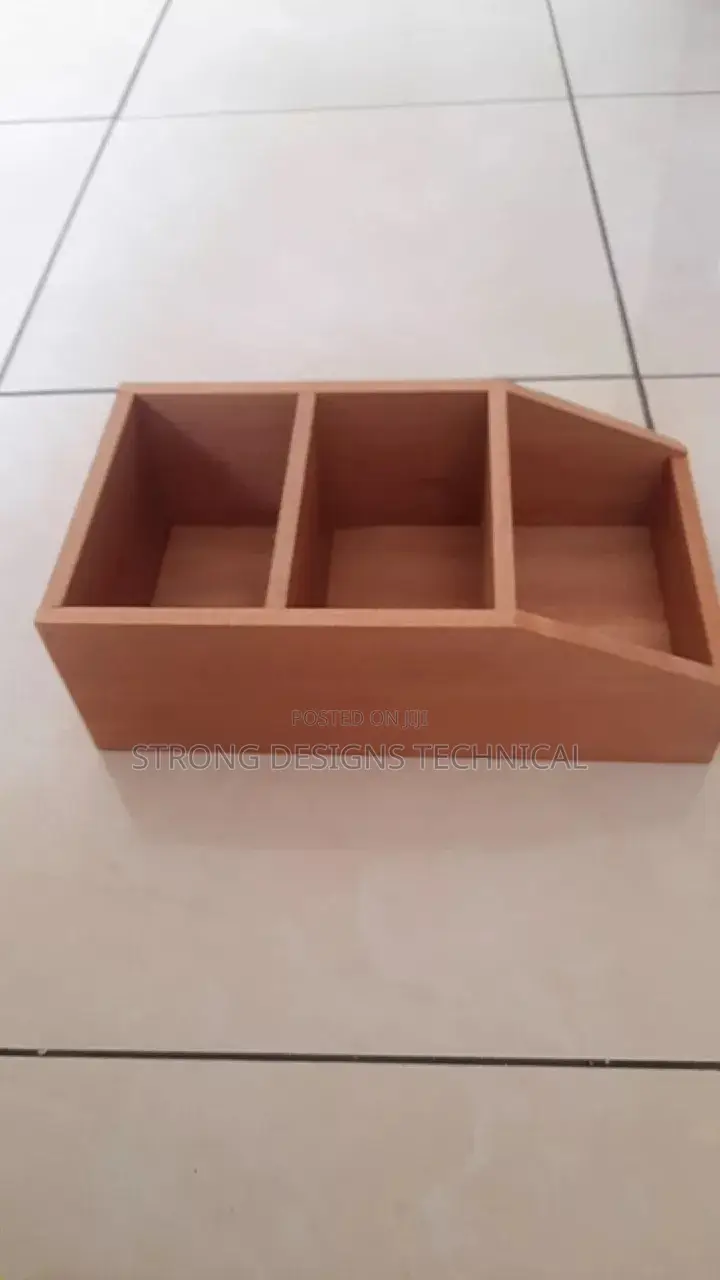 Wooden Sachet Storage Box for Coffee Snacks Sweets