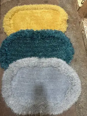 Fluffy Oval Doormats