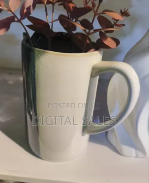 Ceramic Cup Design Flower Vase.(Table Top)