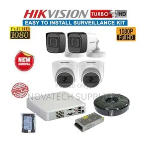 4 Channel Hik Vision CCTV Camera System Kit Mabz