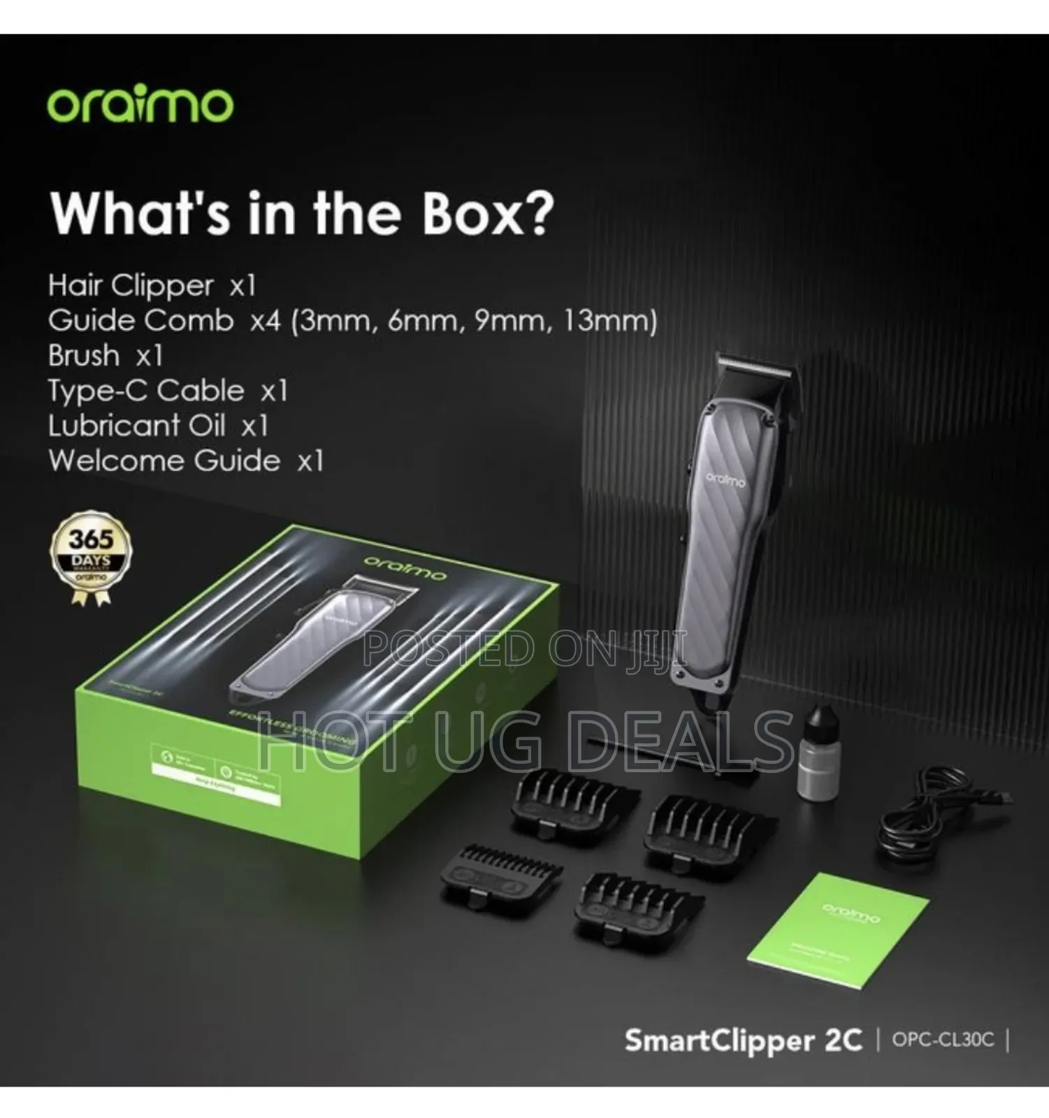 Oraimo Professional Hair Rechargeable Electric Clipper