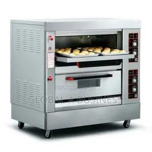 Photo - Commercial Baking Gas Oven Double Deck – 4 Tray