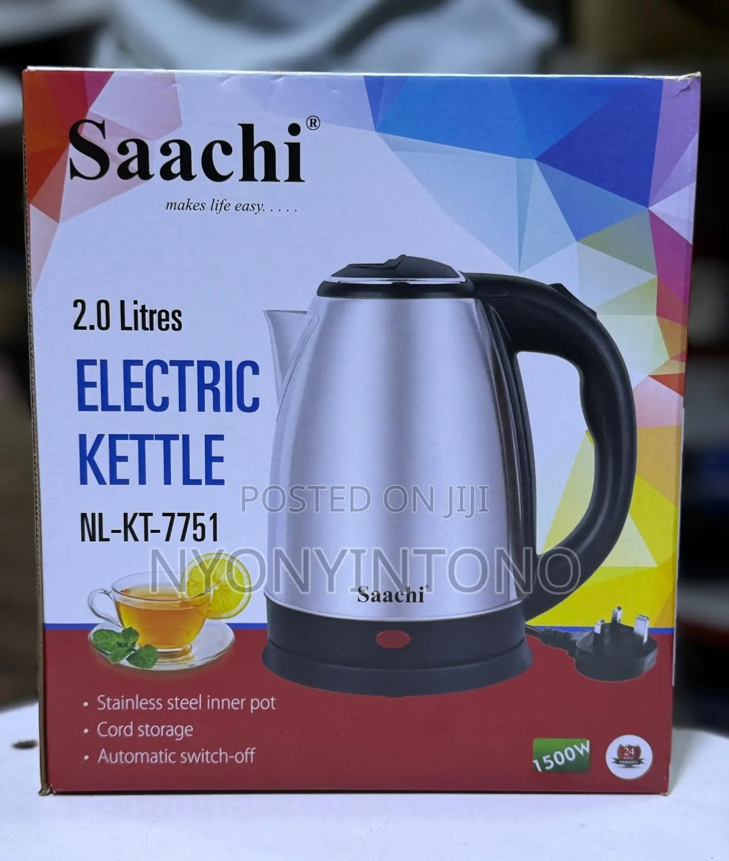 Saachi High-Quality 2l Electric Kettle