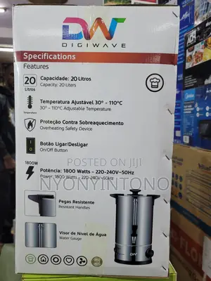 Digi Wave 20liters Top-Quality Automatic Water Boiler