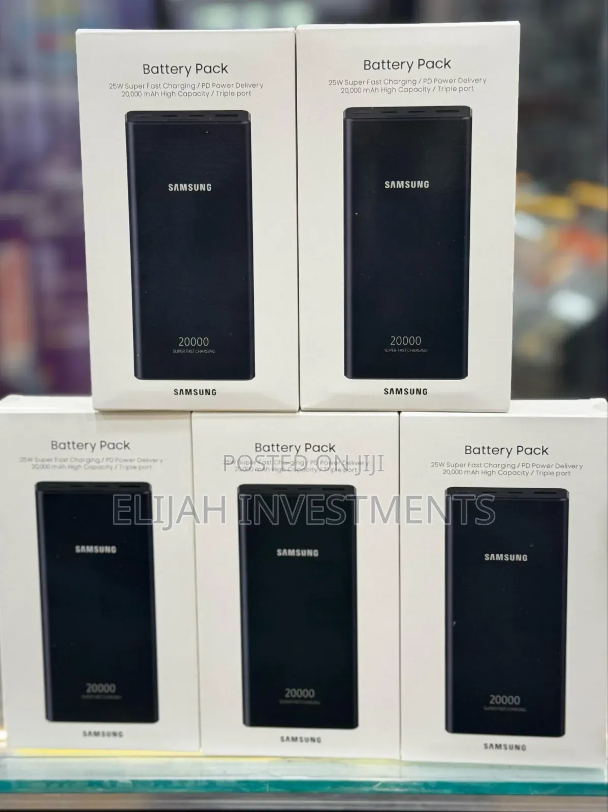 Samsung Battery Pack 25w Super Fast Charging 20,000 Mah