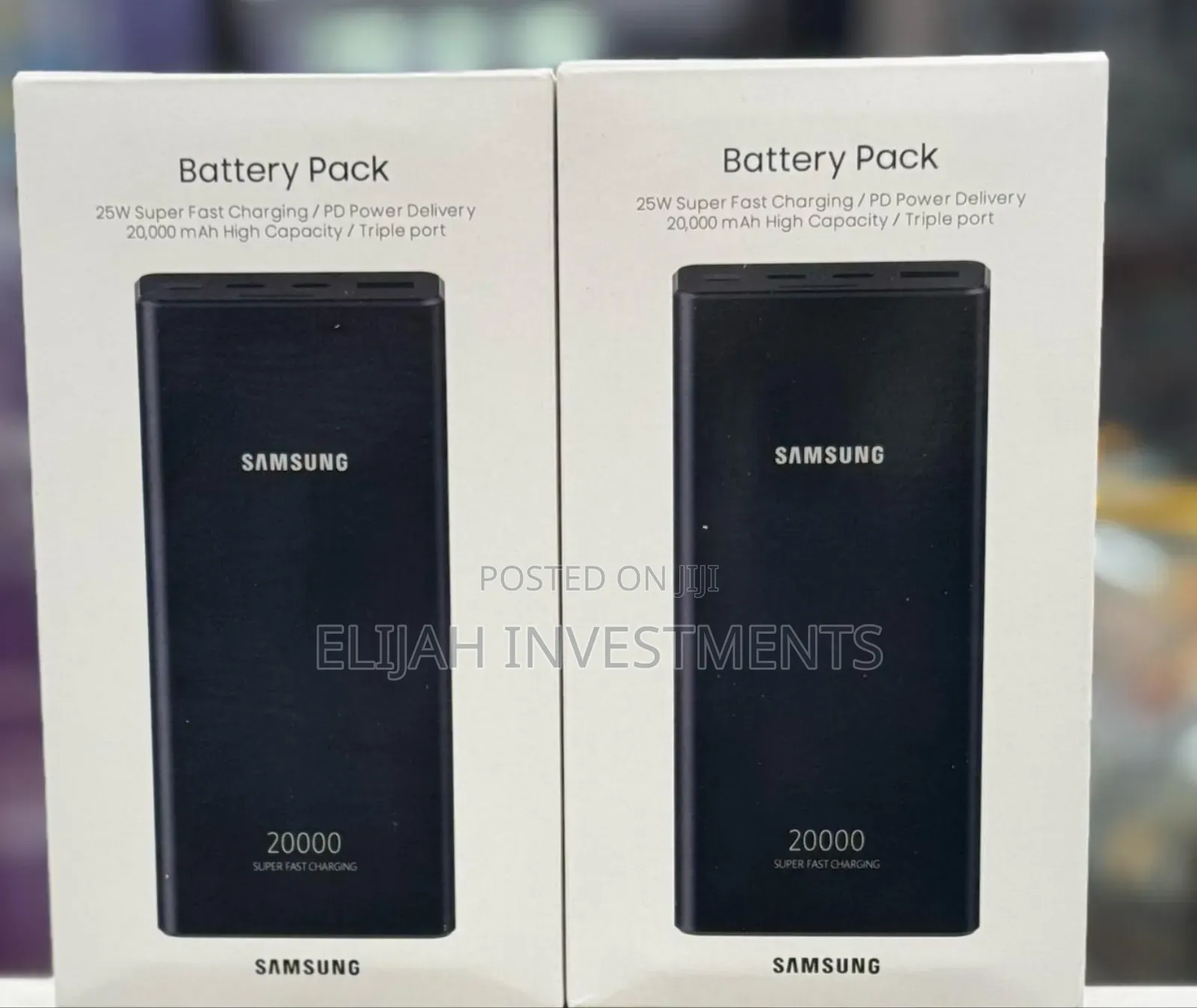 Samsung Battery Pack 25w Super Fast Charging 20,000 Mah