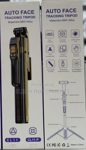 Cl11p Auto Face Tracking Selfie Stick Tripod 180cm
