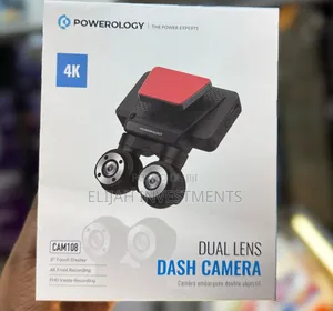 Powerology Dual Lens Dash Camera 