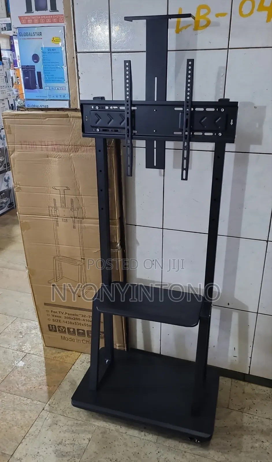 Metallic Conference Plasma Tv Stand Fot Tvs Upto 65"