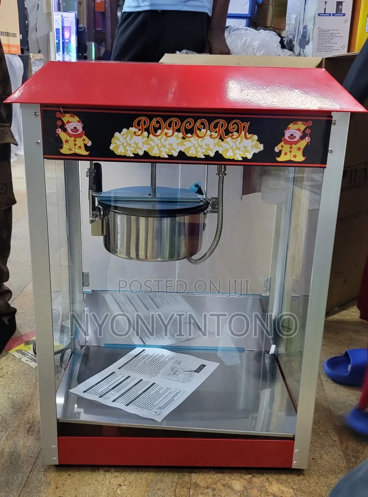 Globalstar Heavy-Duty Commercial Popcorn Machine