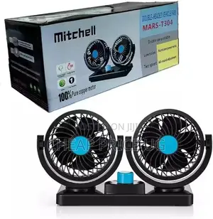 Mitchell Double Headed Vehicle Fan