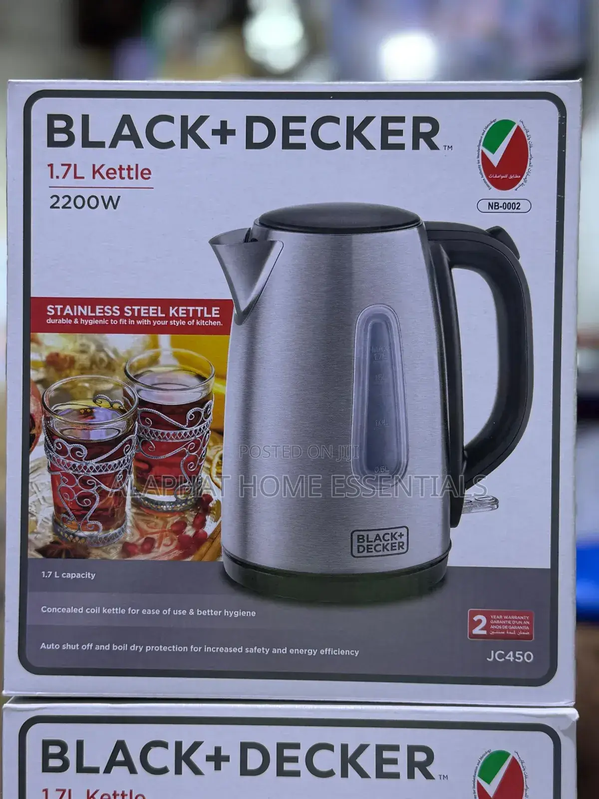 Black+Decker Metallic High Quality Kettle