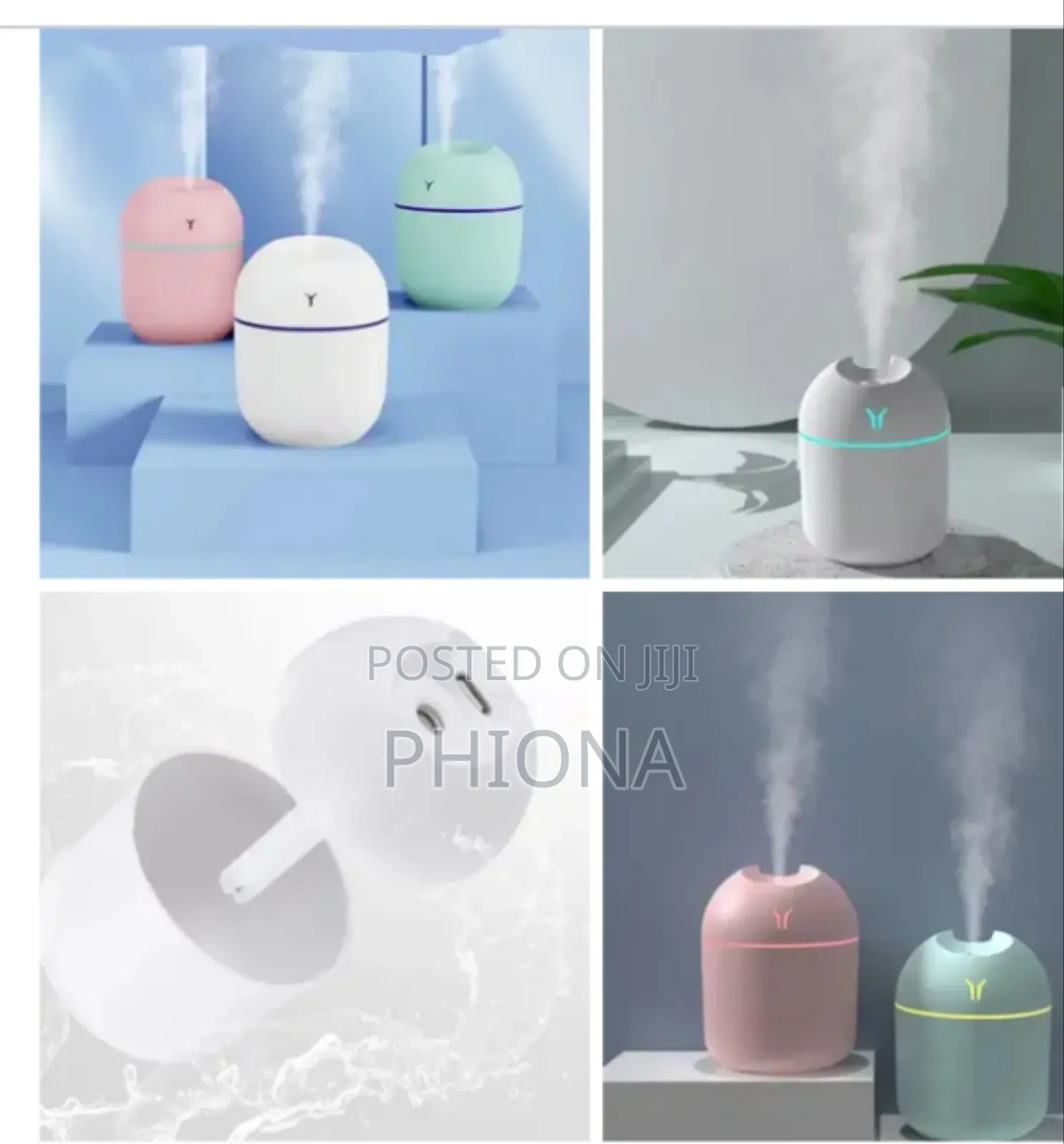 Usb RGB Humidifiers for Car Office and Freshening