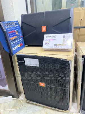 JBL Combo With Mixer and Wireless Double Microphone