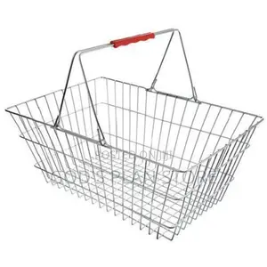 Heavy Quality Metallic Supermarket Baskets