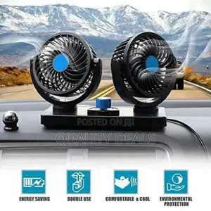 Double Headed Vehicle Fan