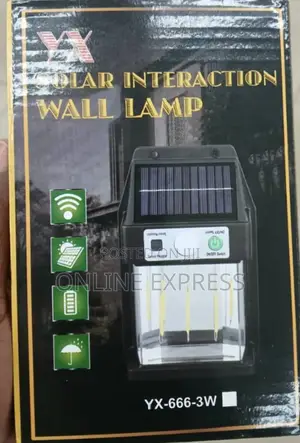 Photo - Solar Interaction Wall Lamp