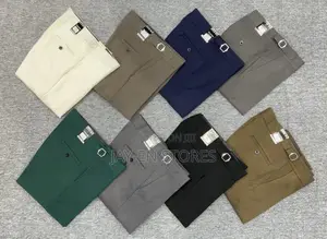 Beltless Trousers in Different Colors and Sizes