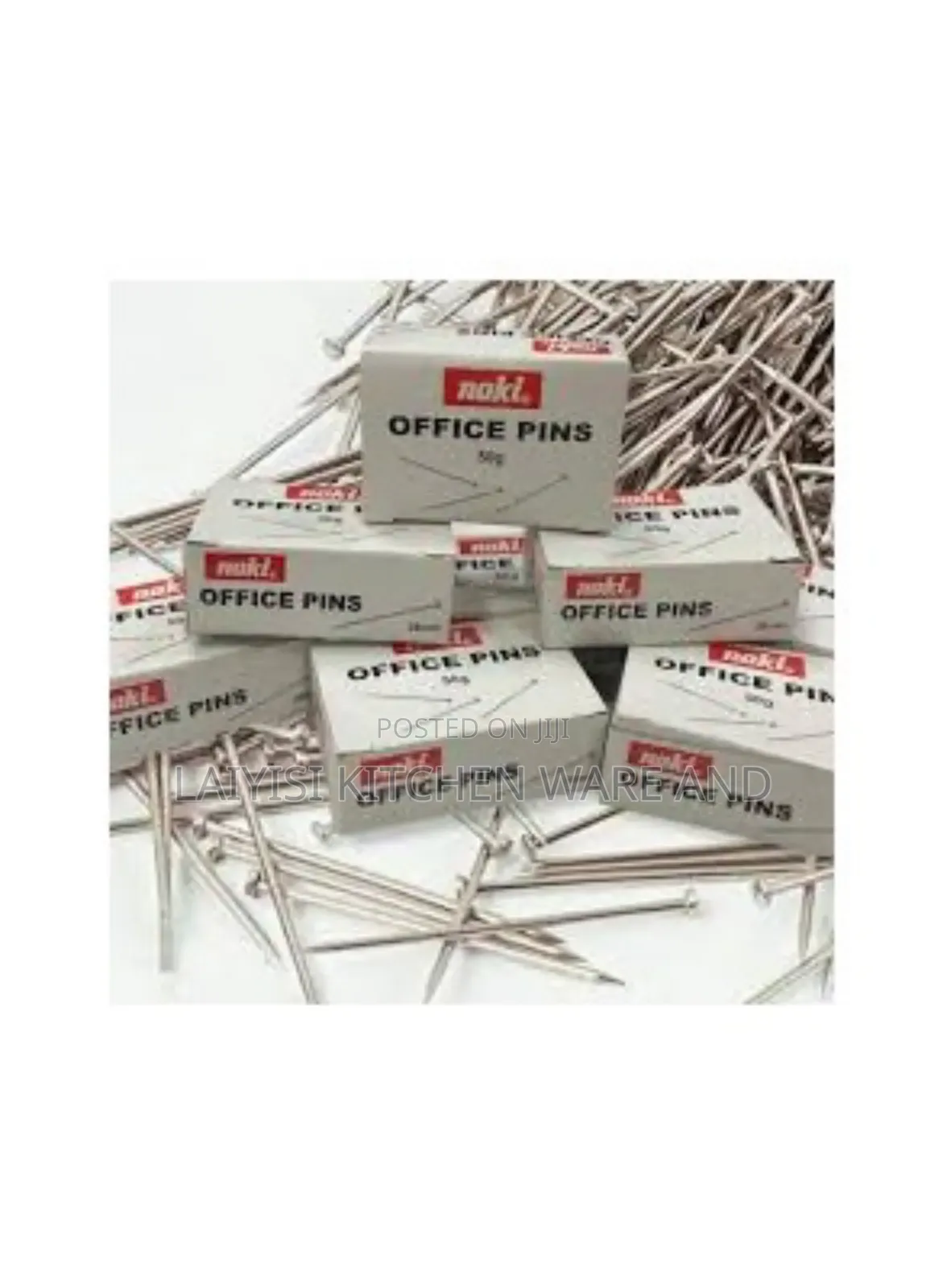 Apack of 10 Boxes of Office Pins