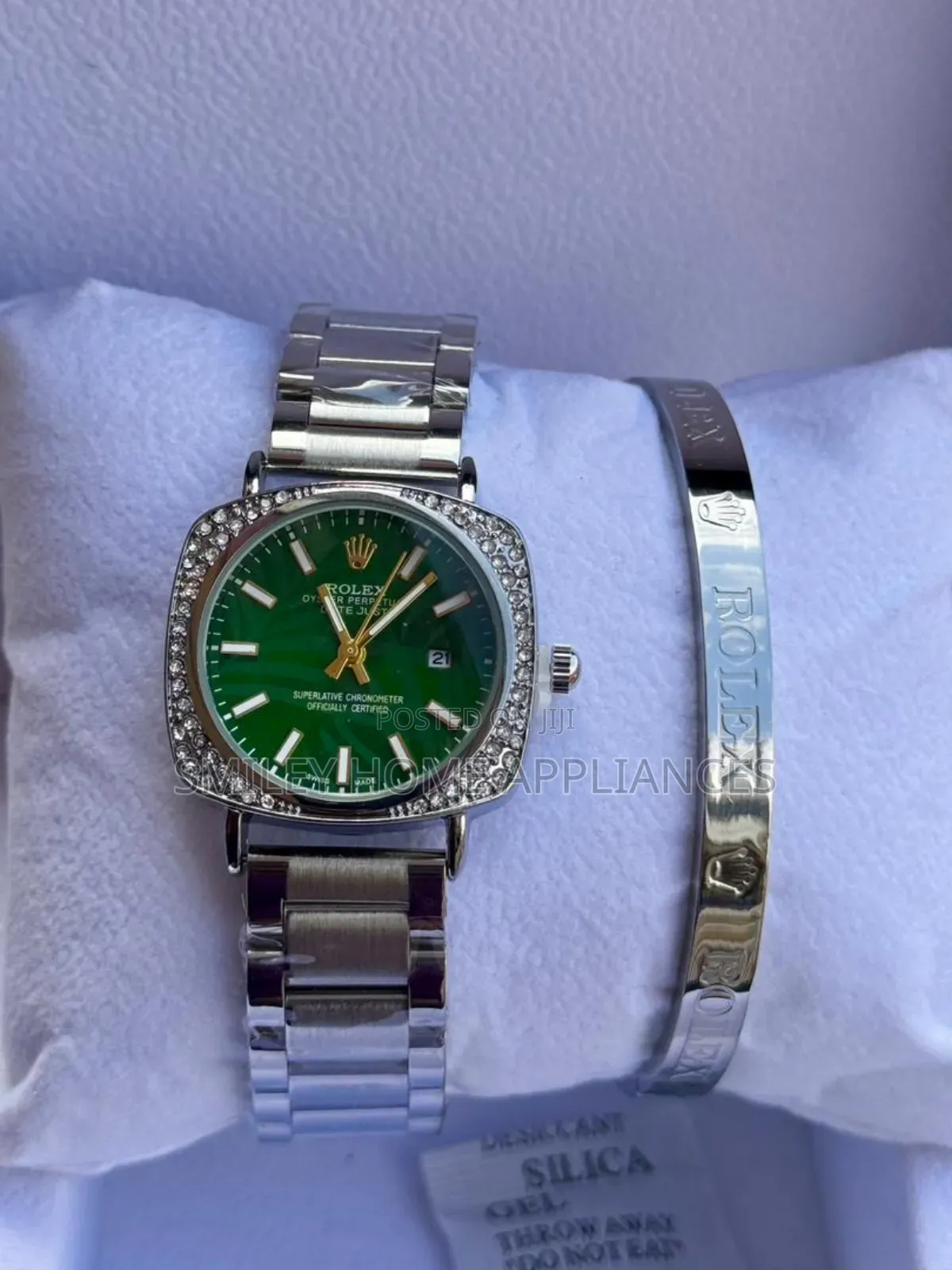 Rolex Women's Stainless Steel Strapped Wrist Time Piece