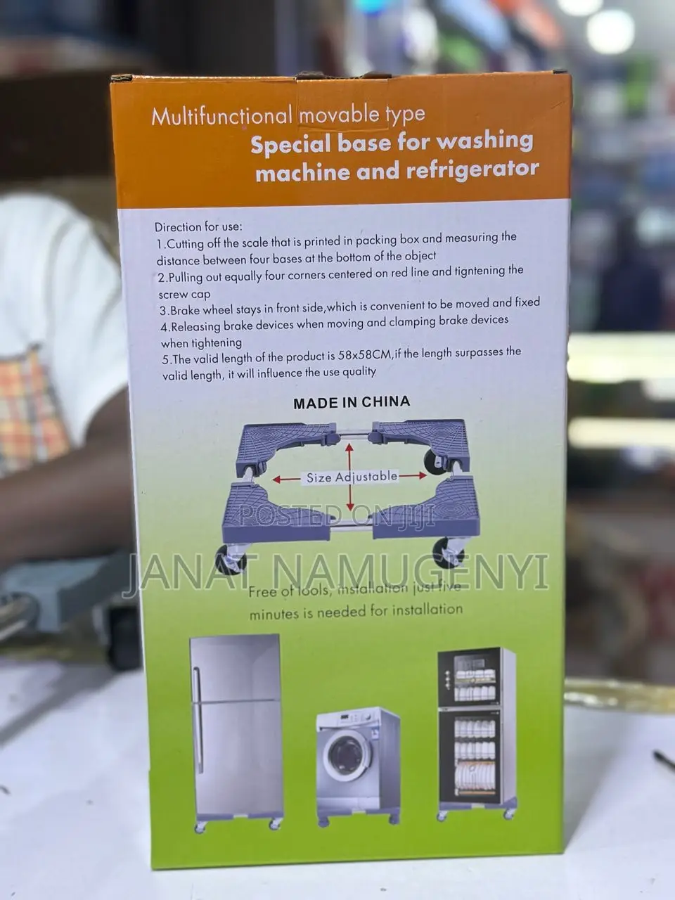 Special Base for Washing Machine and Refrigerator