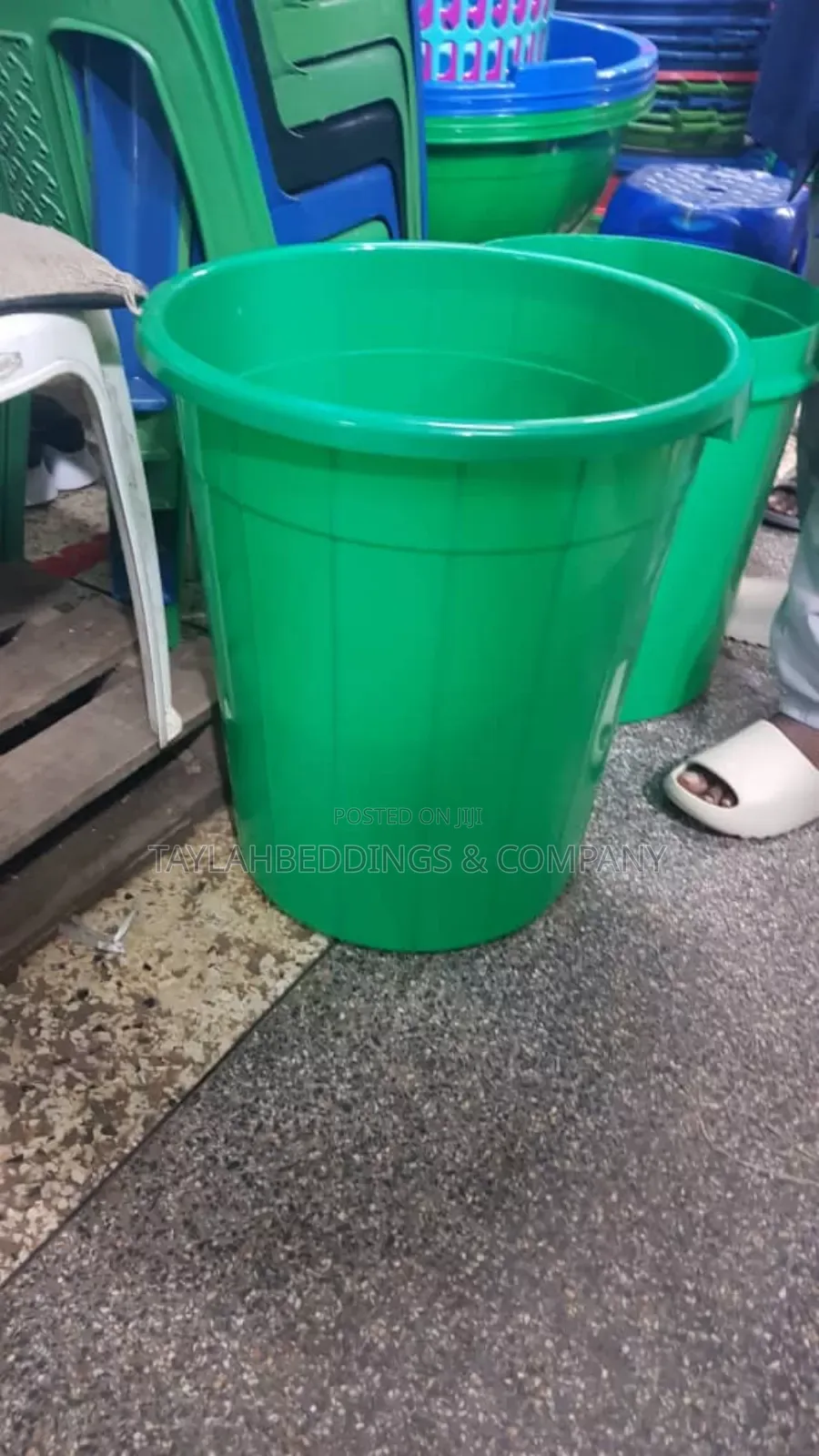 Round Virgin Plastic Heavy Duty Backet
